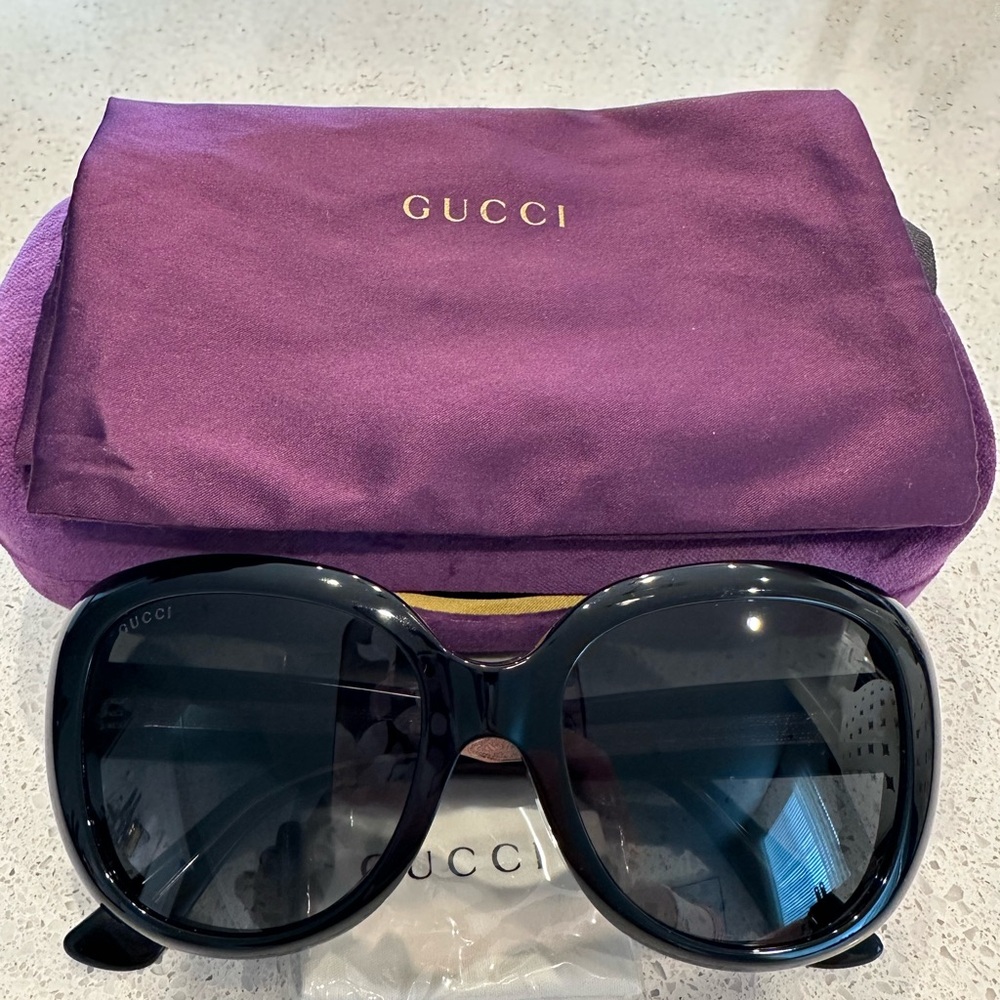 Gucci Black Women's Sunglasses